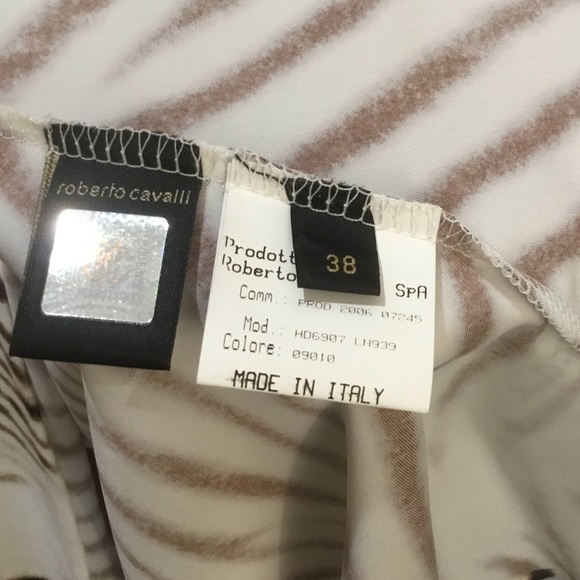 Roberto Cavalli Zebra Print NWT Dress - IT38/US2 - Picture 6 of 9